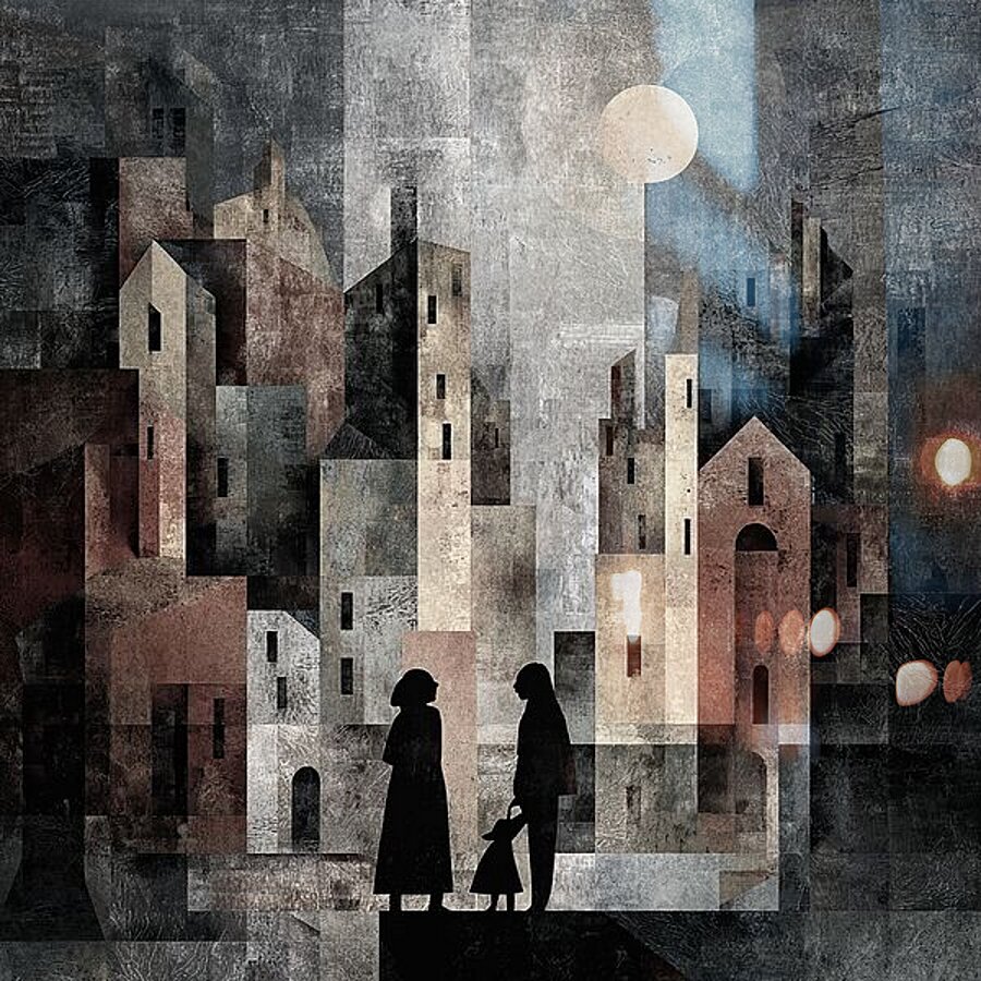 Watching Walls Picture Frame print