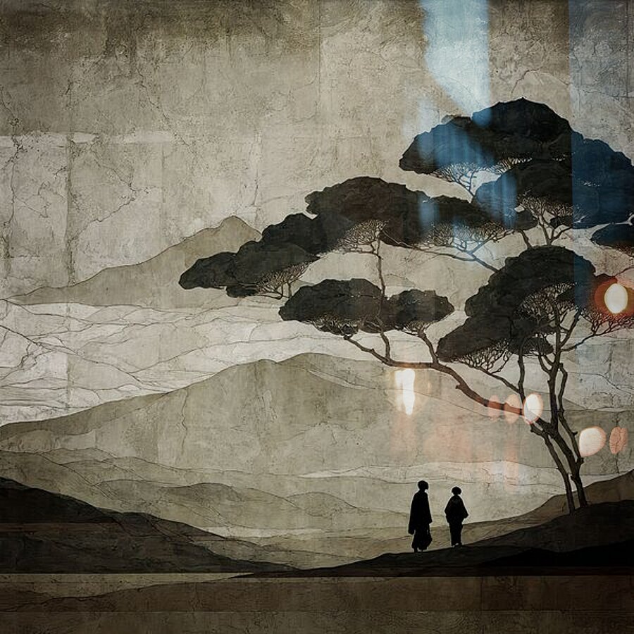 Beneath the Boughs Picture Frame print