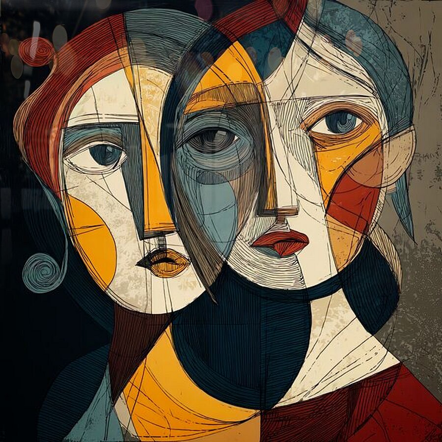 The Split Within Picture Frame print