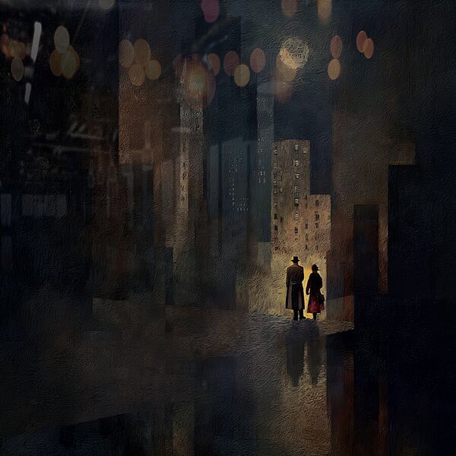 Under the Pale Moon Picture Frame print