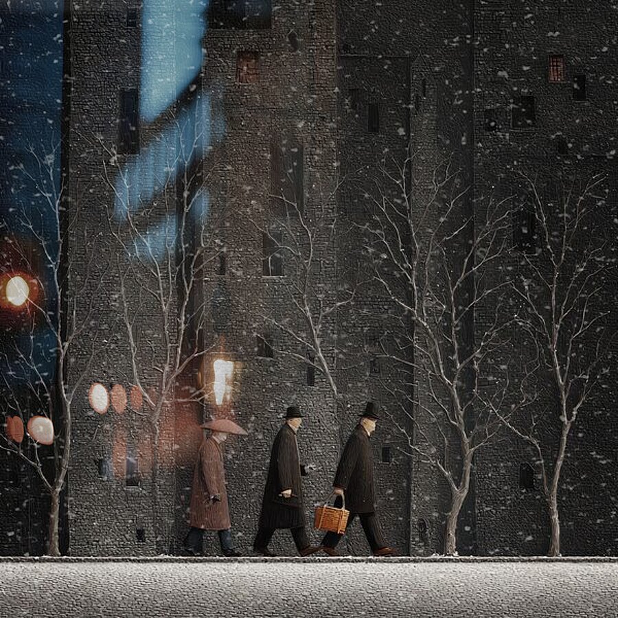 Frost on Barren Limbs Picture Frame print