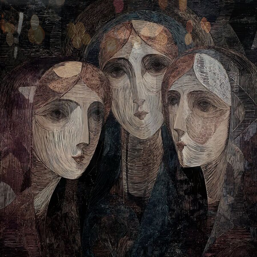 Beyond the Thin Line Picture Frame print