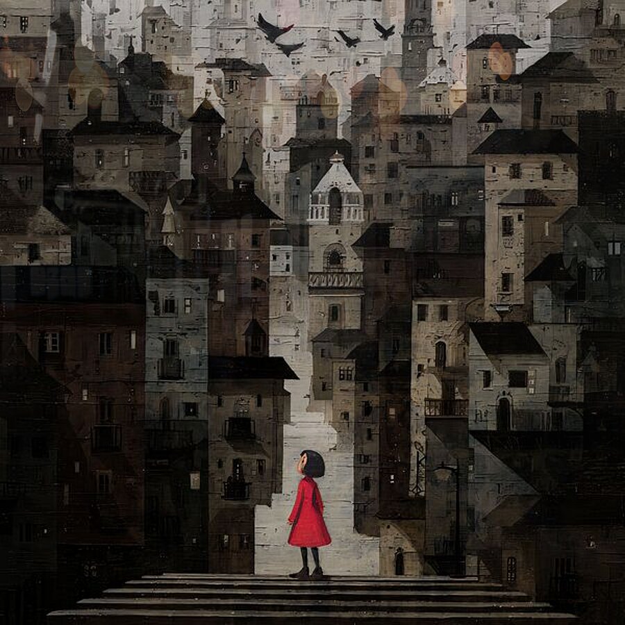 Stairway of Silence Picture Frame print