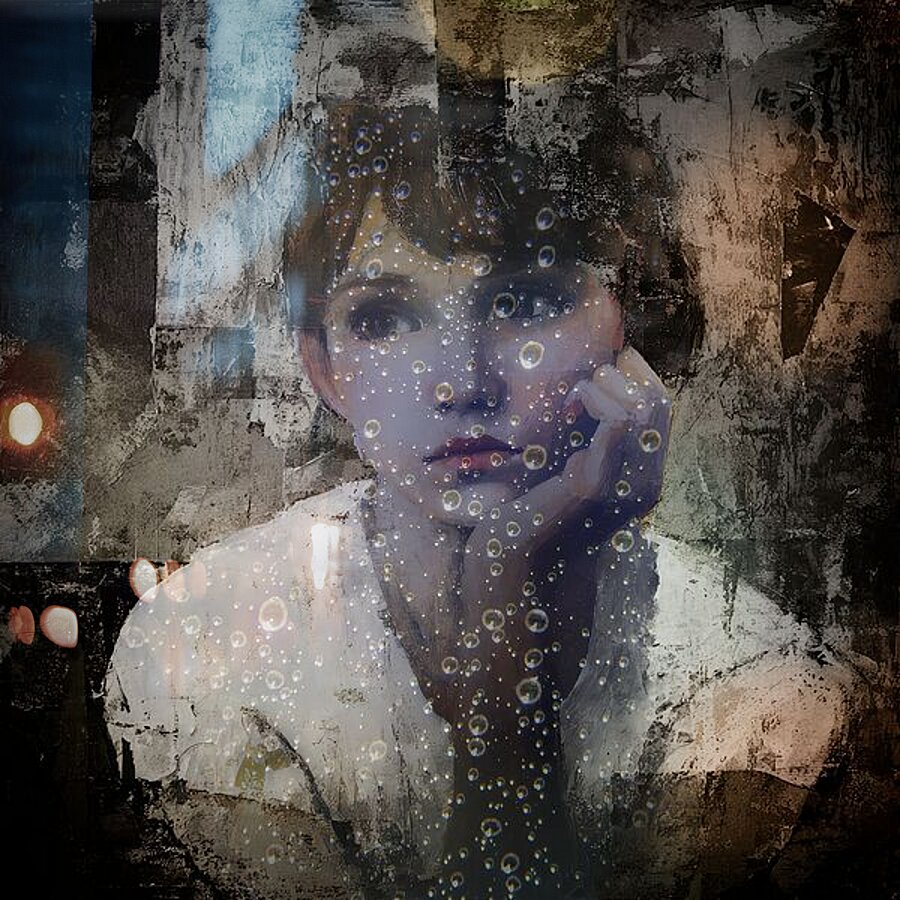 Drifting Indoors Picture Frame print