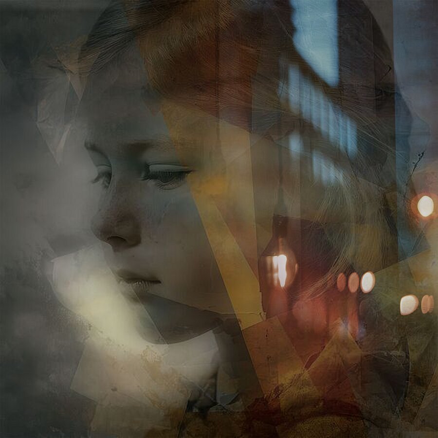 Quiet Fracture Picture Frame print