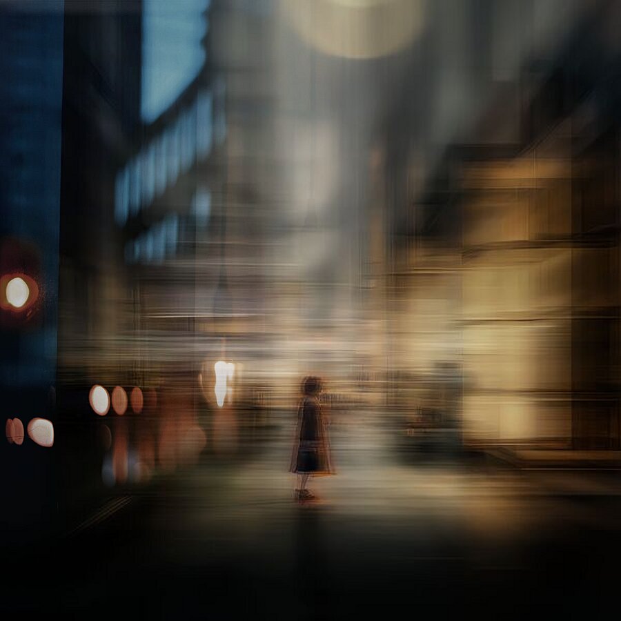 Where Time Blurs Picture Frame print