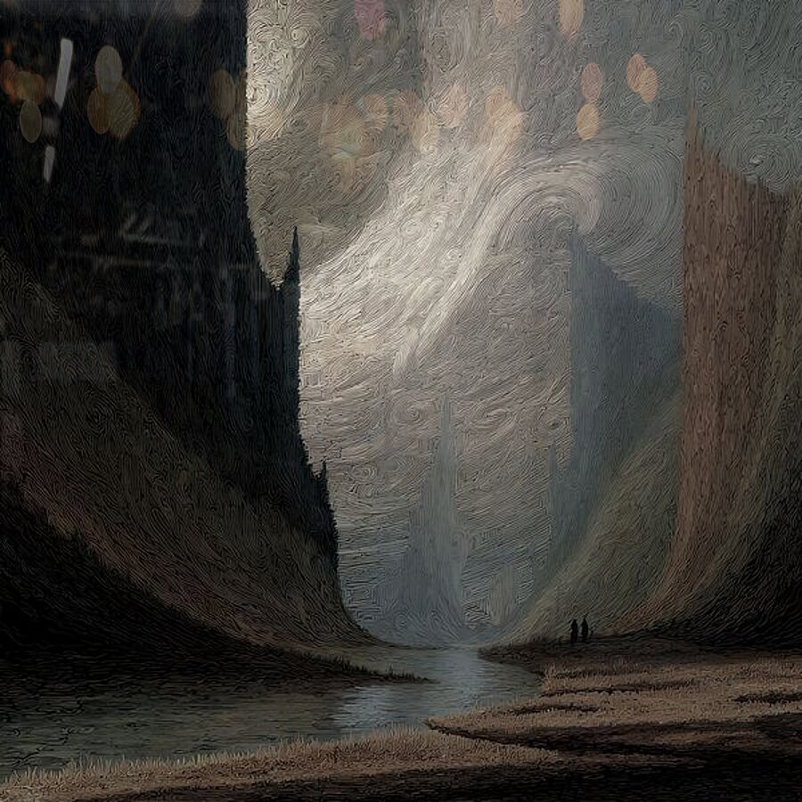 The Last Light Picture Frame print