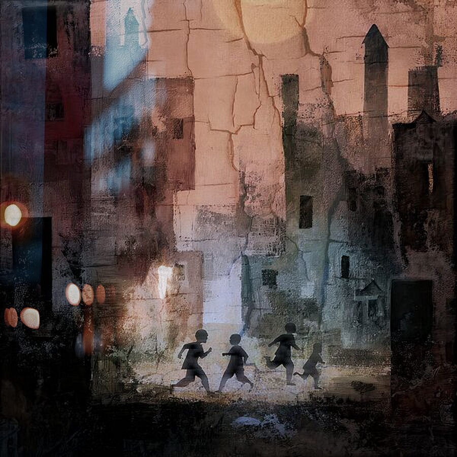 The Street Remembers Joy Picture Frame print