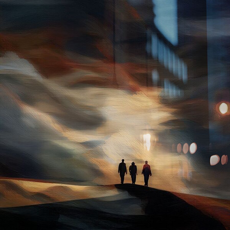 Ridge of Quiet Fire Picture Frame print