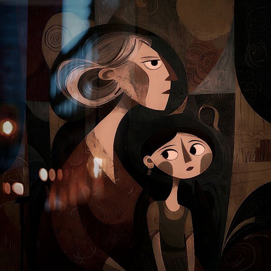 The Quiet Between Ages Picture Frame print