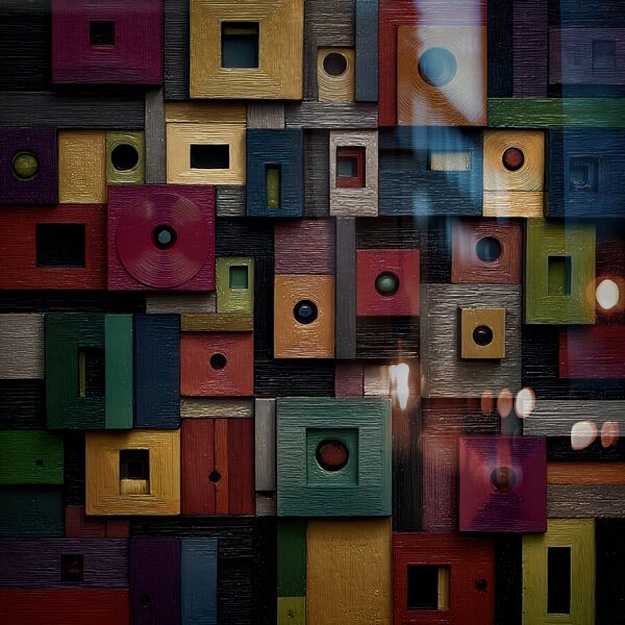 The Map of Tomorrow Picture Frame print