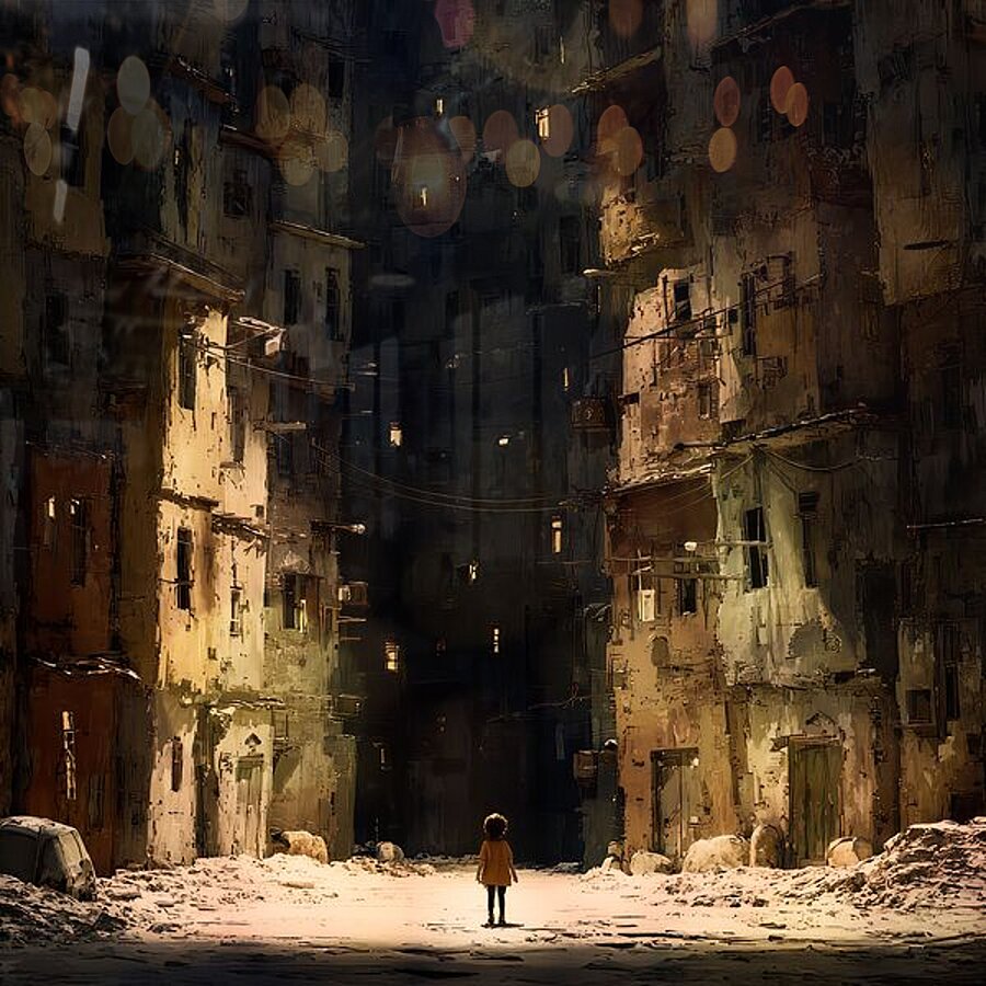 A Question of Light Picture Frame print