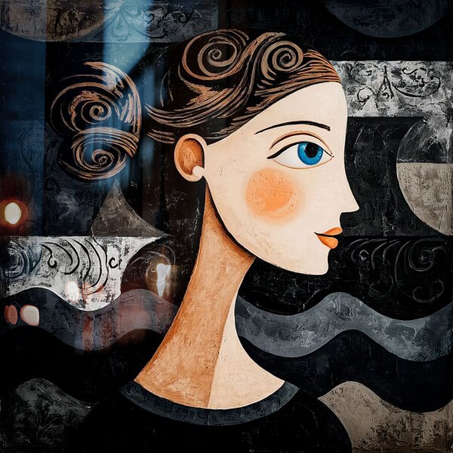 The Shape of Thought Picture Frame print