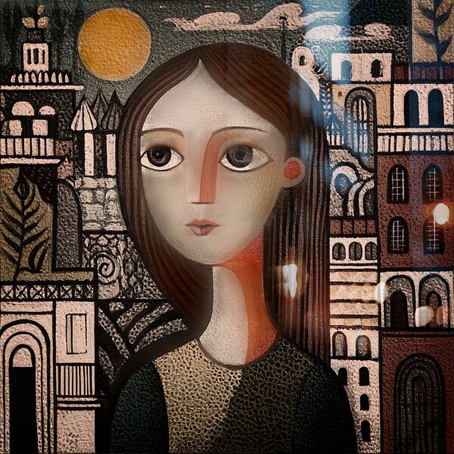 The City Within Her Impression et Cadre photo