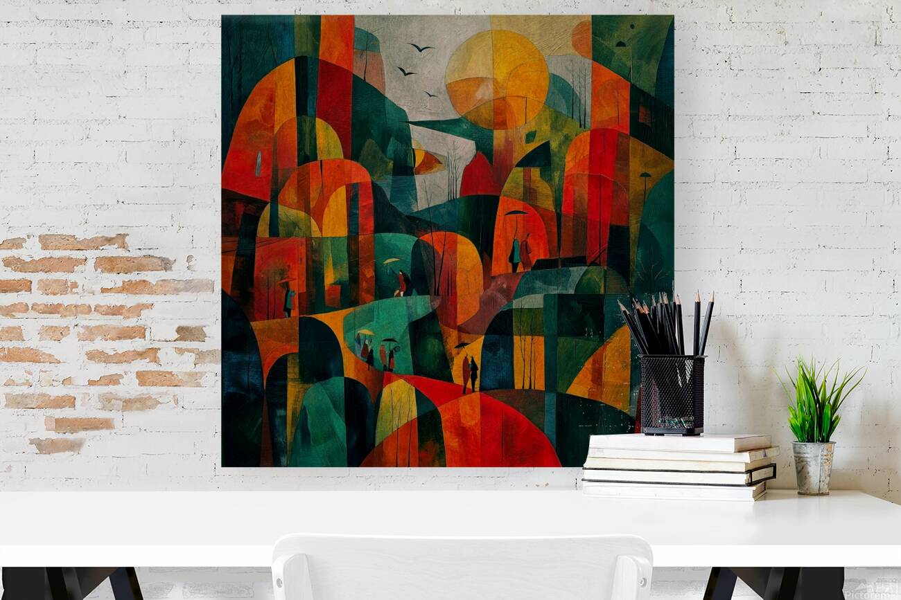 Dance of Umbrellas Reproduction