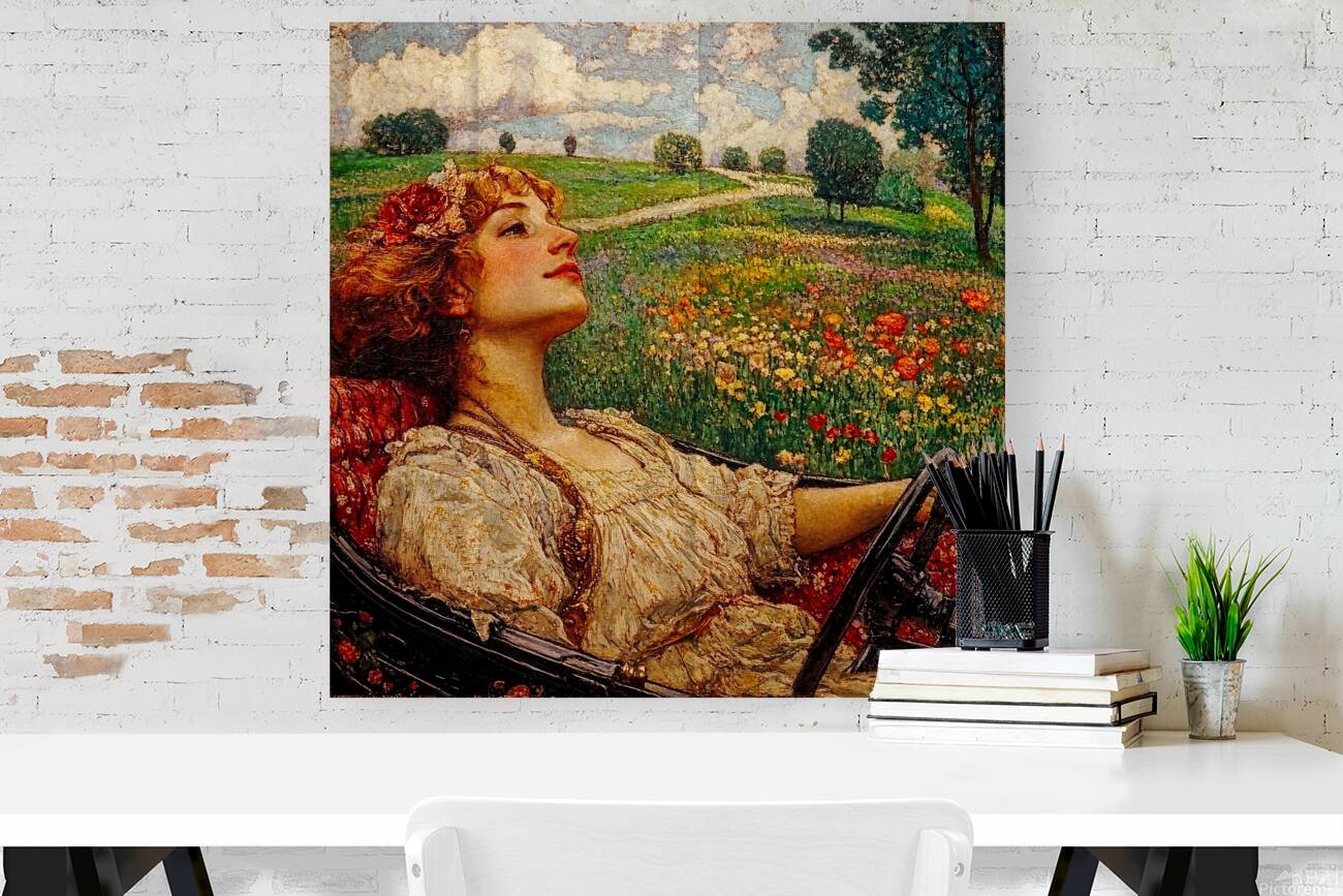 Through Dreams and Wildflowers Reproduction