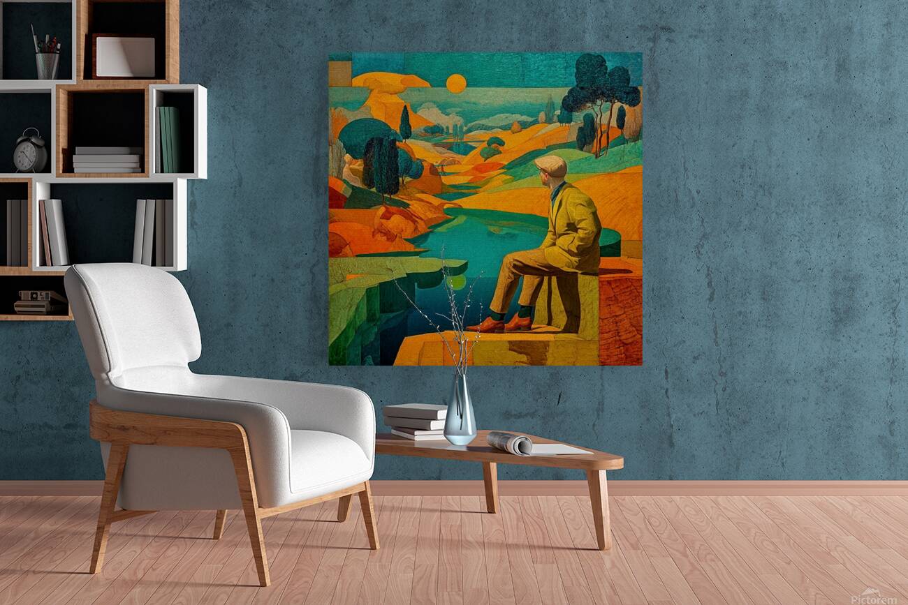 Beneath a Turquoise Sky Reproduction