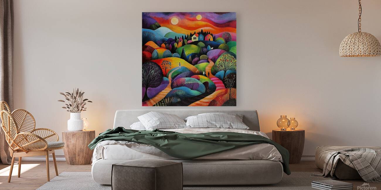 Valley of Two Suns Reproduction