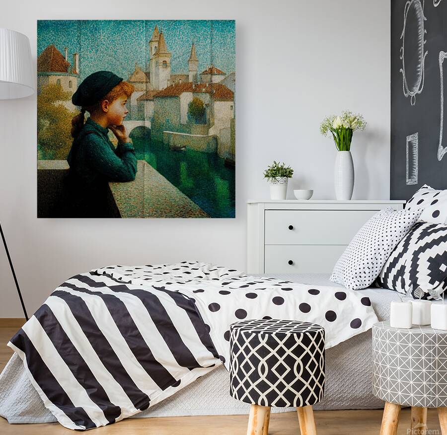 Through Her Eyes a Painted City Reproduction