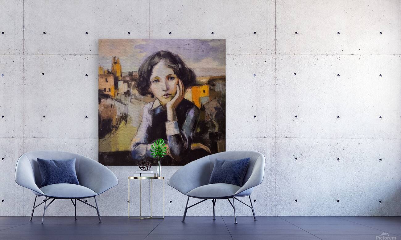 Portrait of a Quiet Hour Reproduction