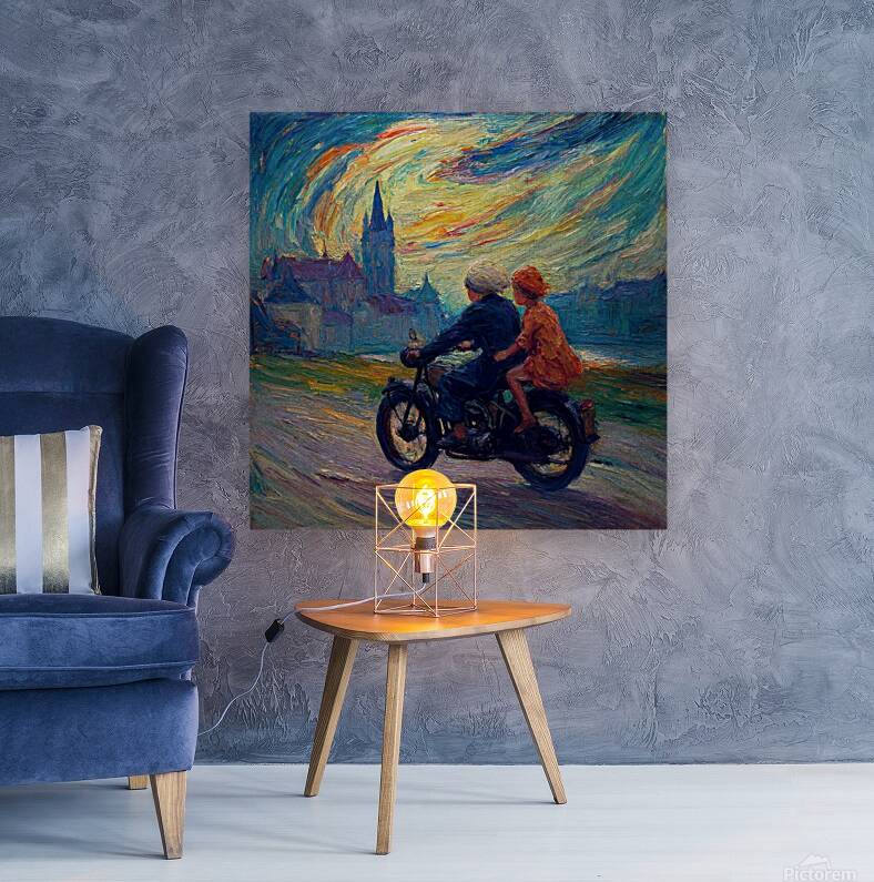 On Painted Roads Reproduction