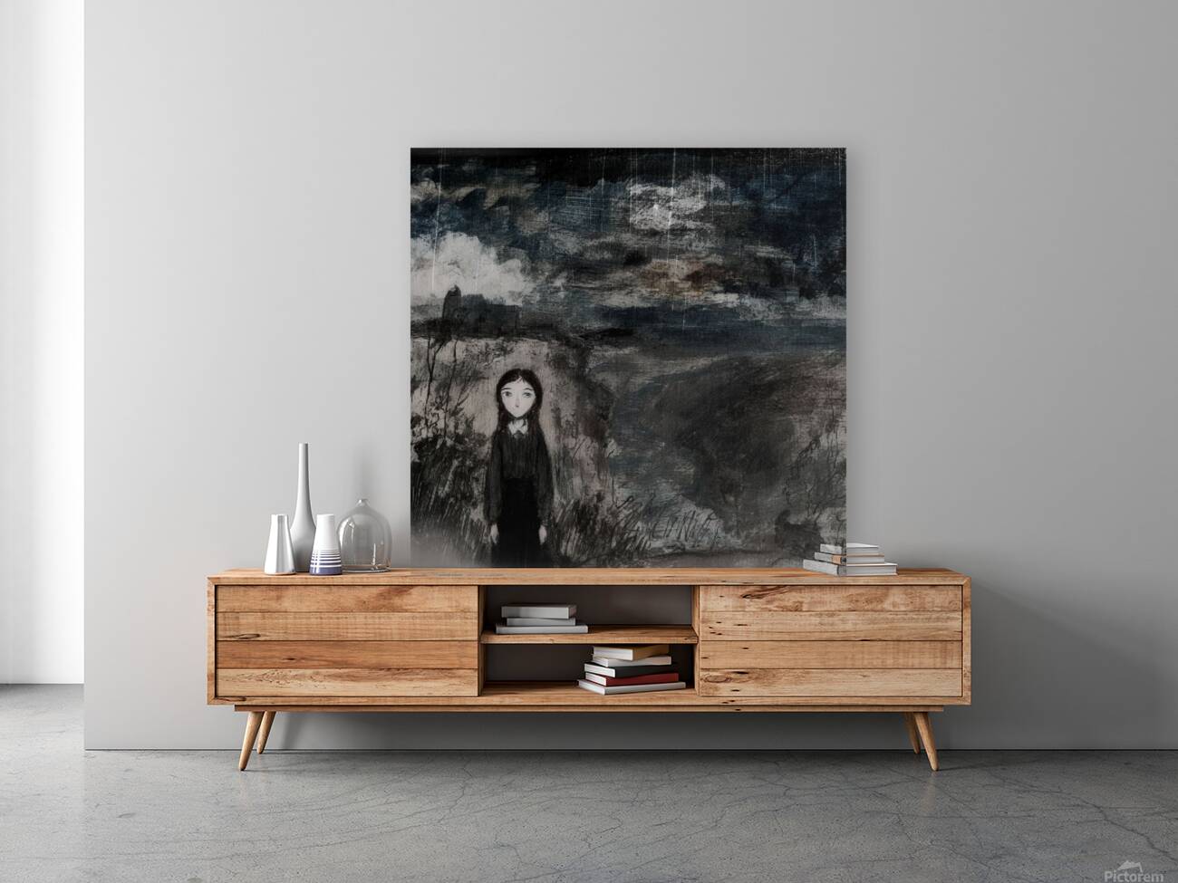 Girl at the Edge Reproduction