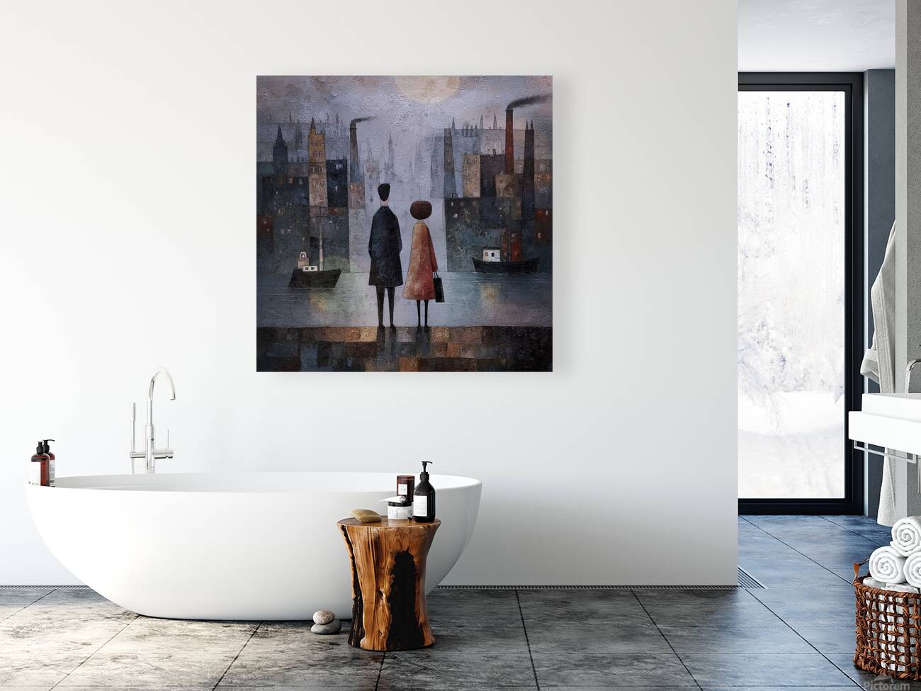 Shadows by the River Reproduction