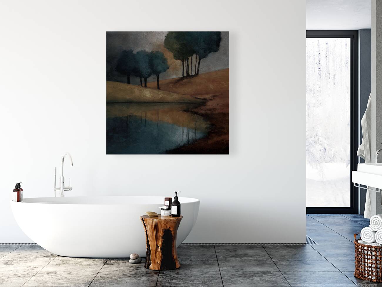 Reflections Before Night Reproduction