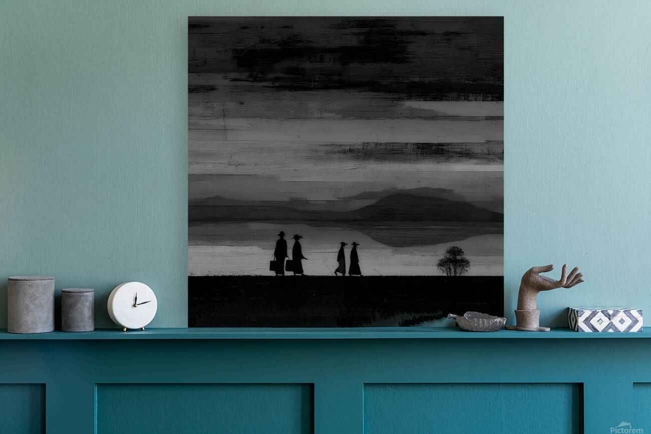 Silhouettes on the Edge Reproduction