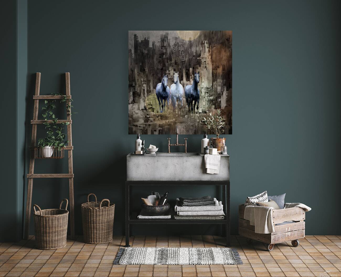 White Horses Reproduction