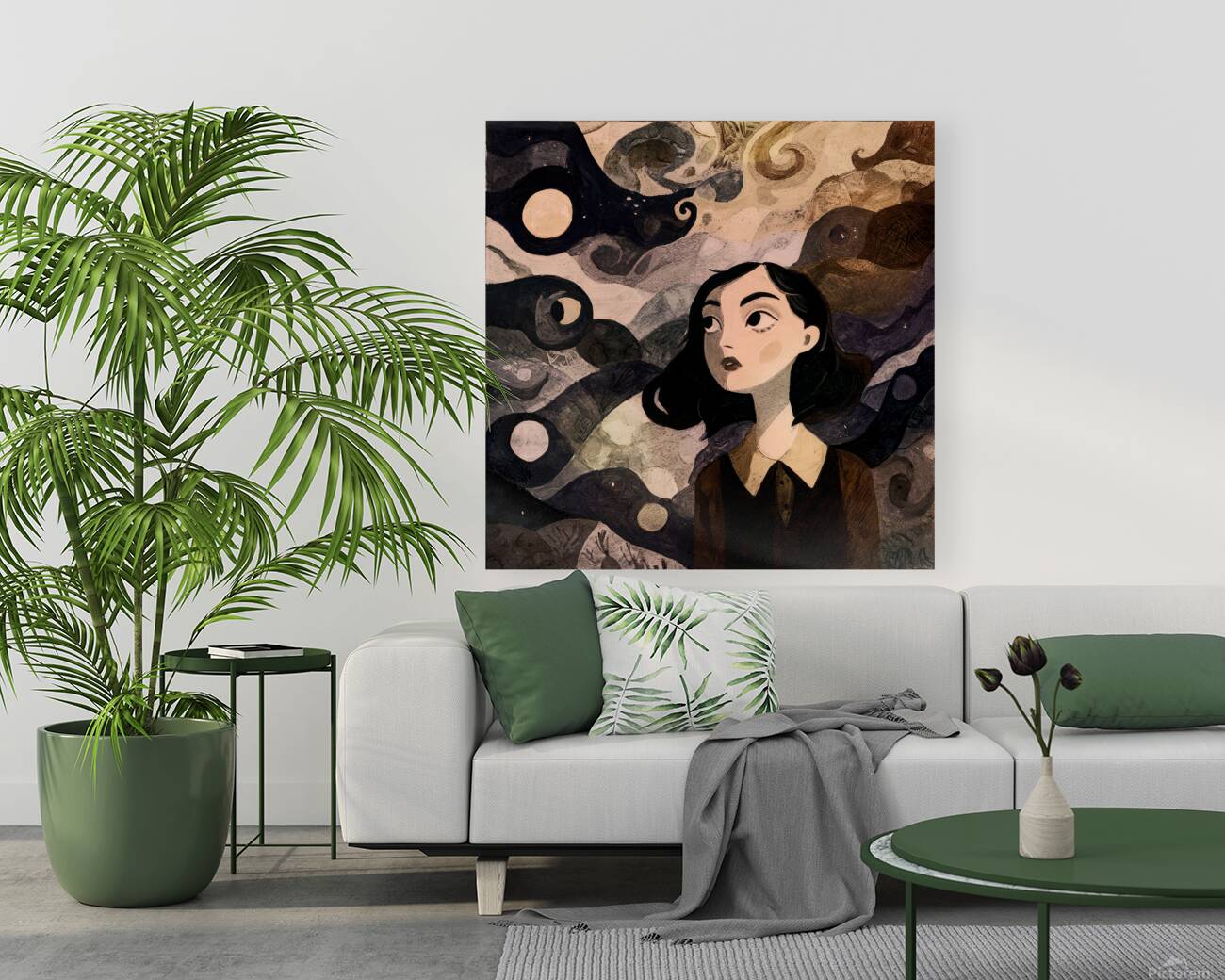 Where Thoughts Begin to Spiral Reproduction