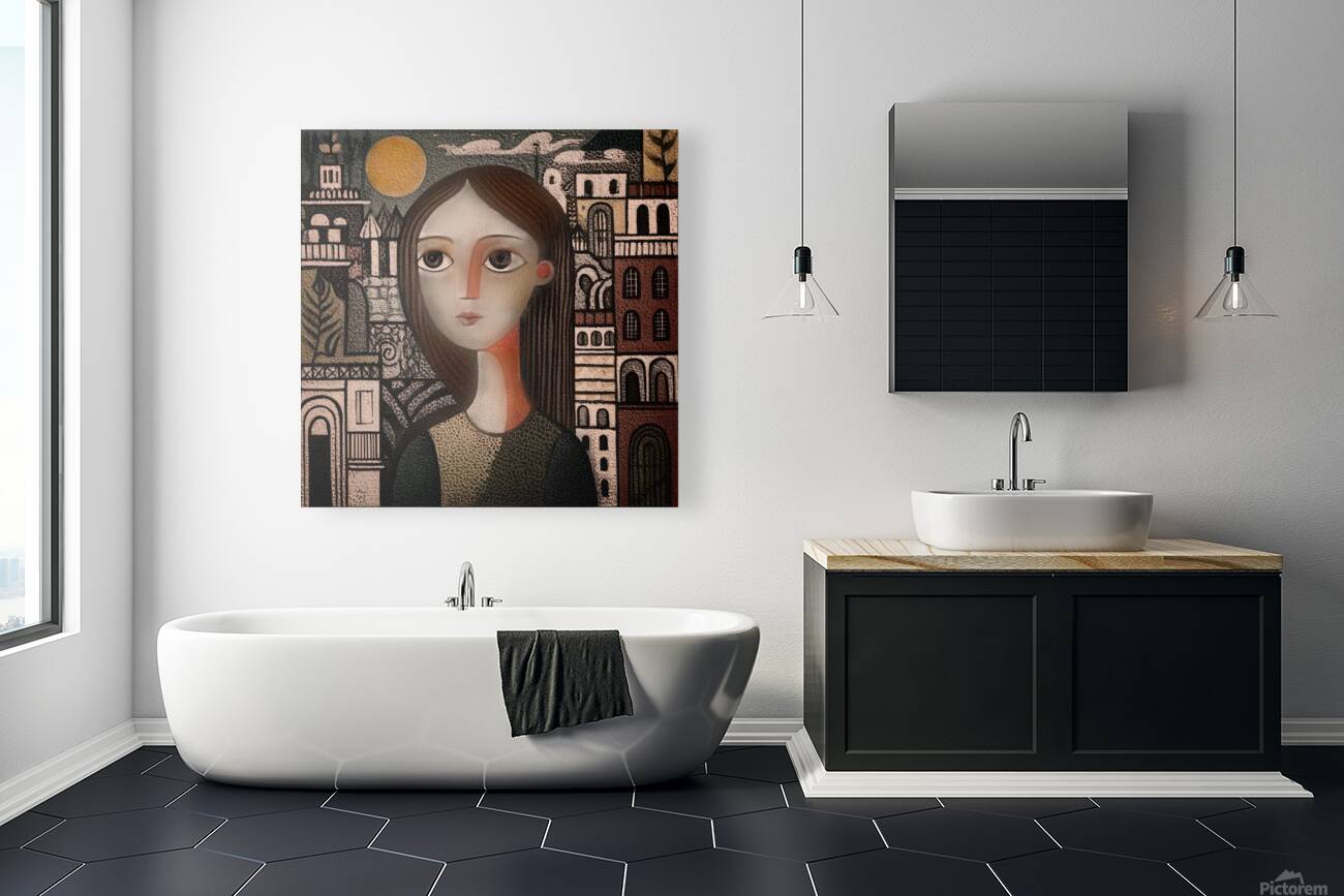 The City Within Her Reproduction