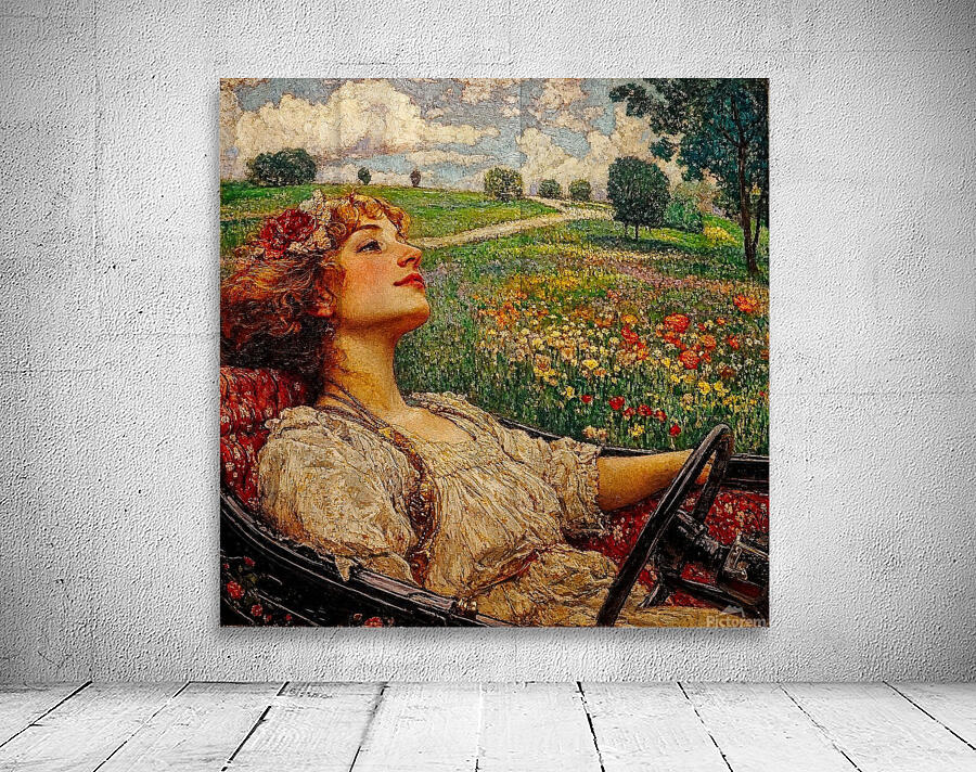 Through Dreams and Wildflowers Wall Preview