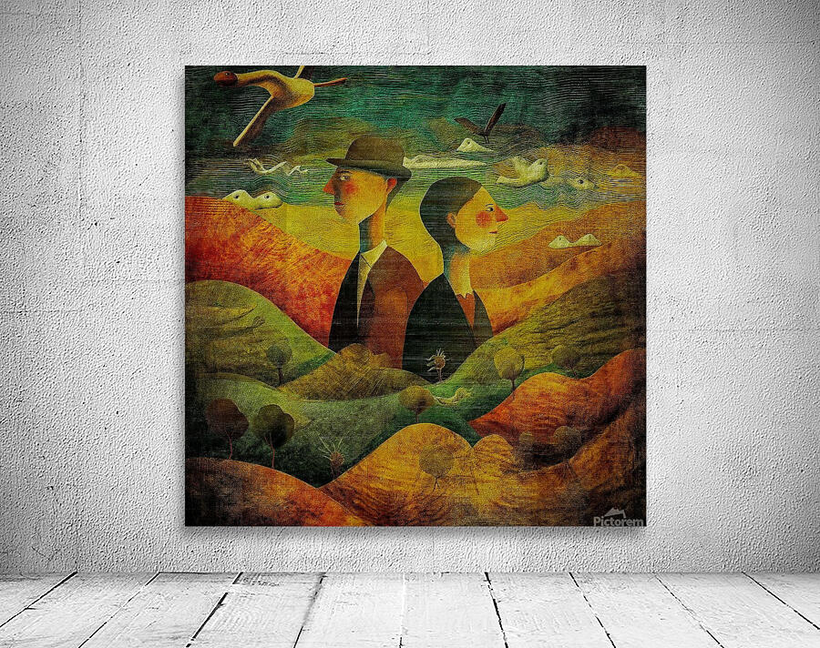 Melancholy in Full Color Wall Preview