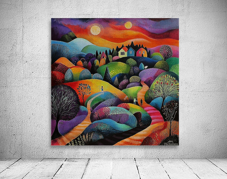 Valley of Two Suns Wall Preview