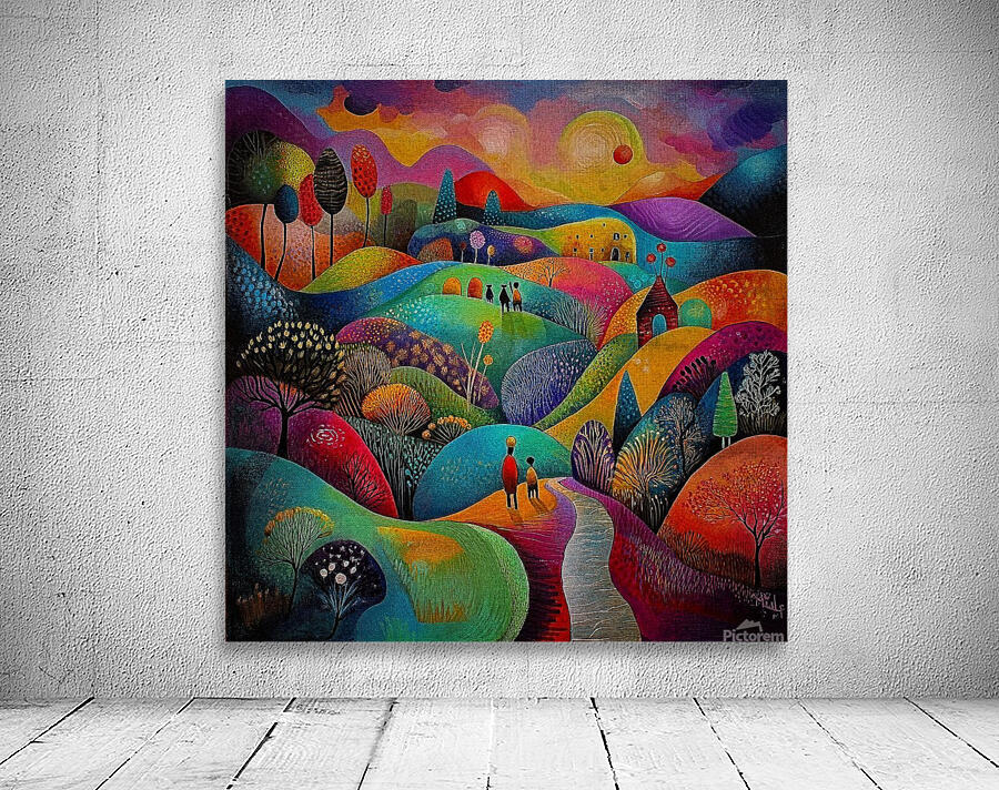 Sunset Reverie Wall Preview