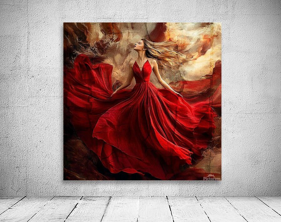 Draped in Fire Wall Preview