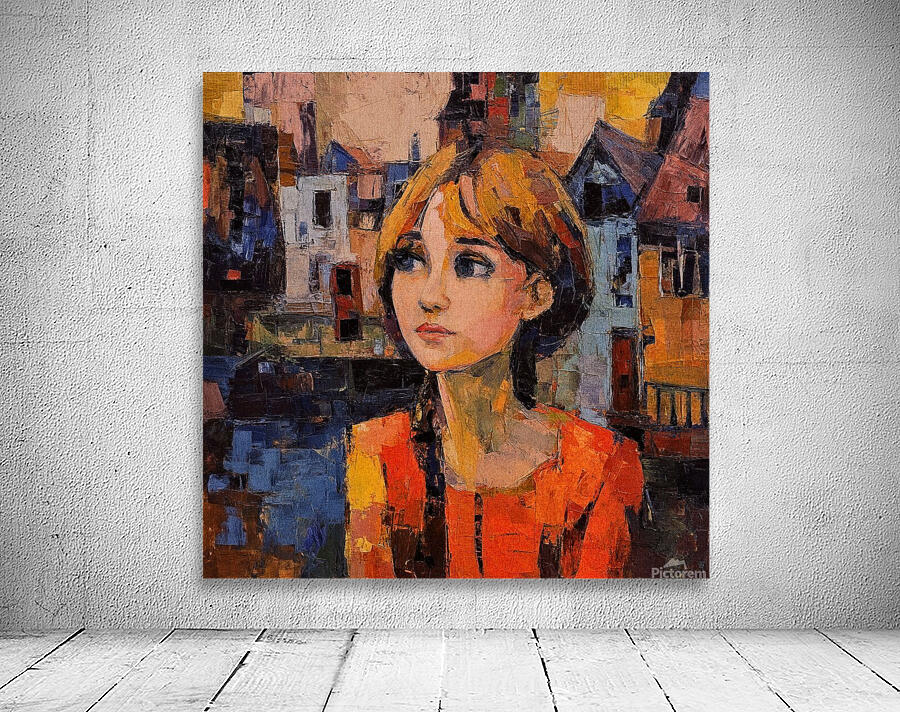 Expression in Orange Wall Preview