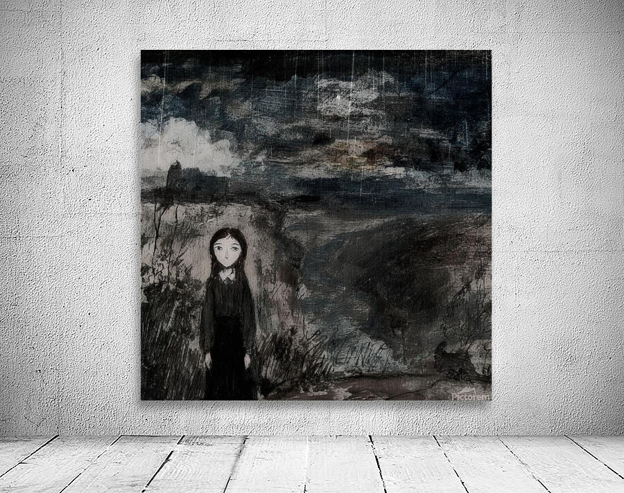 Girl at the Edge Wall Preview