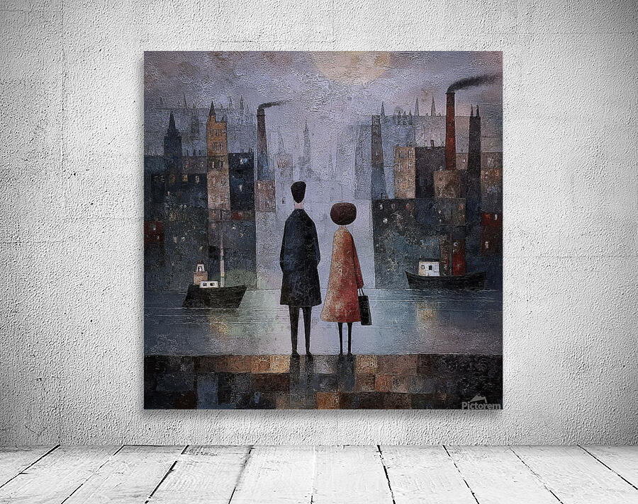 Shadows by the River Wall Preview