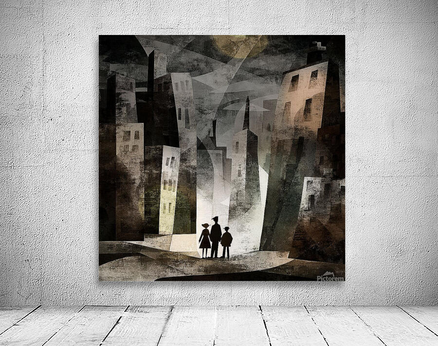 Between Crooked Towers Wall Preview