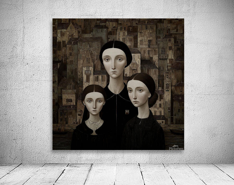 Three Gazes Wall Preview