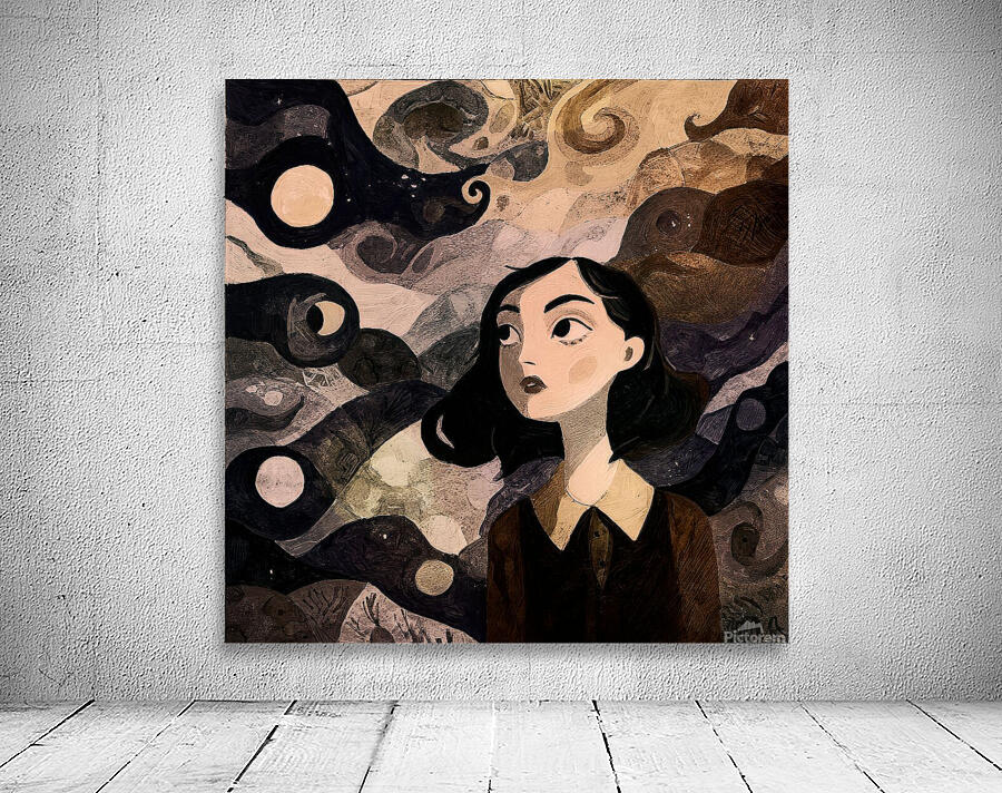 Where Thoughts Begin to Spiral Wall Preview