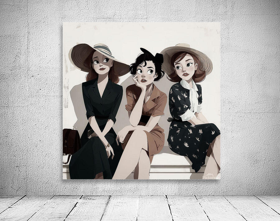 Between Glances Wall Preview