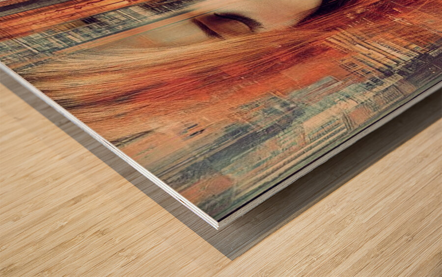 The Skyline Within Wood print