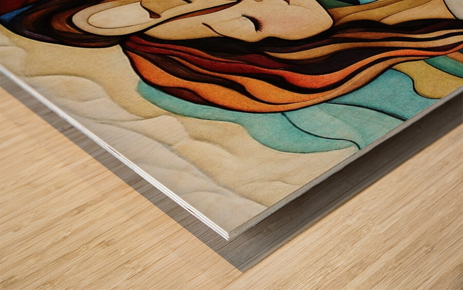 Love in Colors Wood print