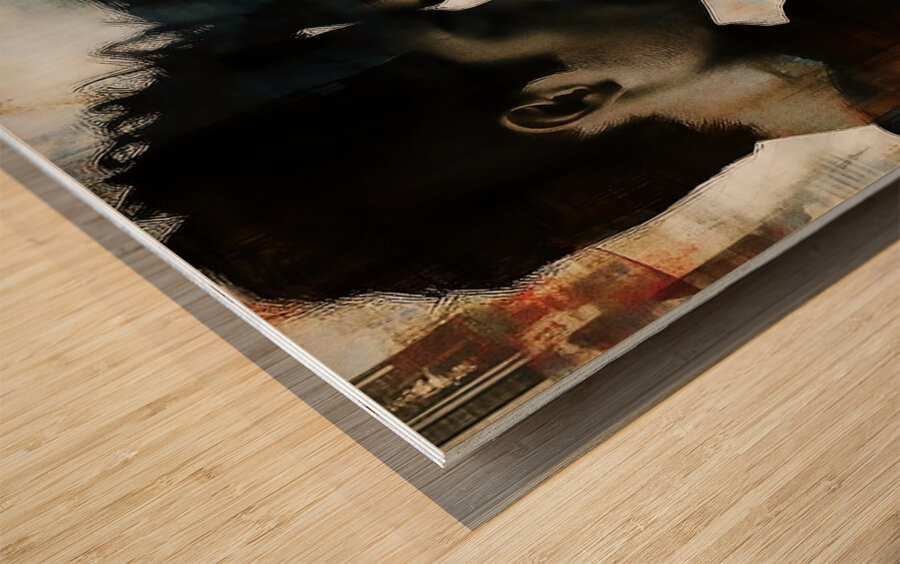 Fading into Us Wood print