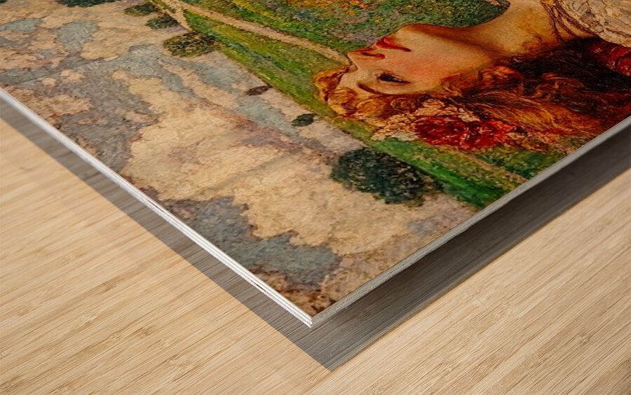 Through Dreams and Wildflowers Wood print