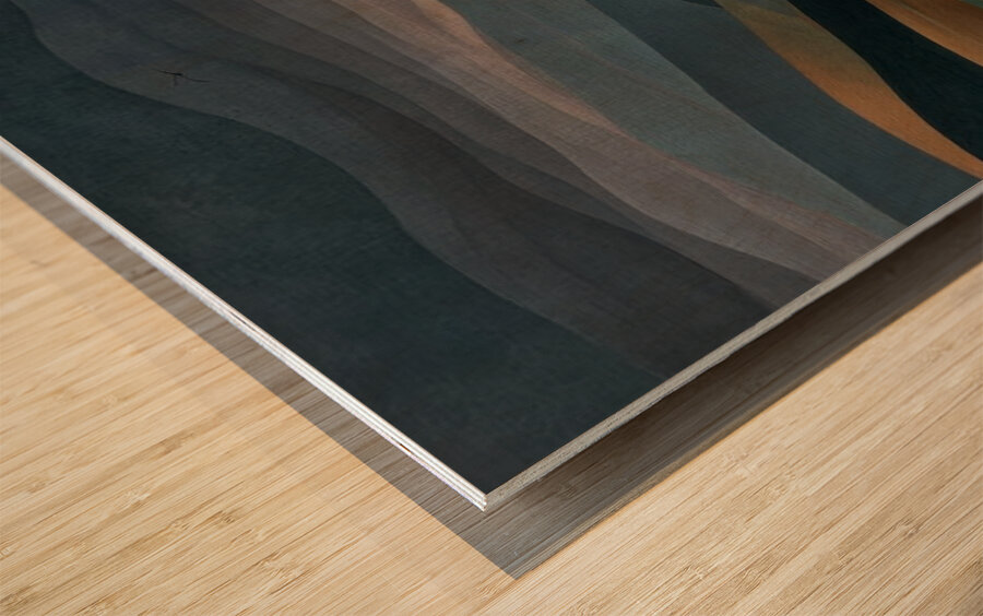 The Pilgrimage Wood print