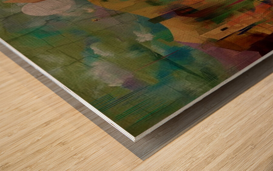 The Memory Travelers Wood print